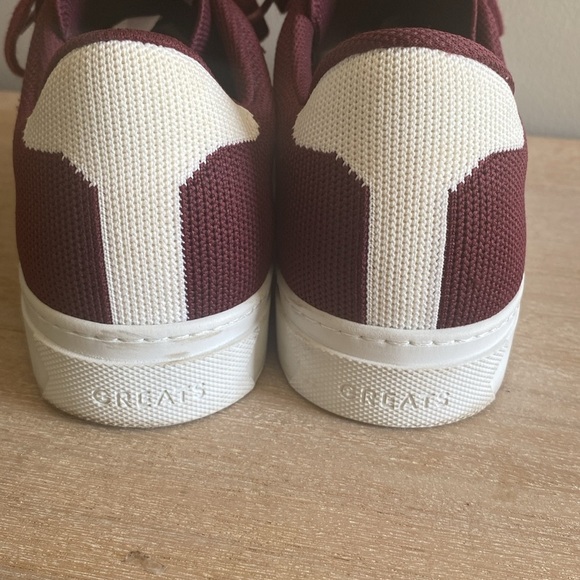 Greats Brooklyn Men’s Burgundy sneakers size 7​​​​ - Picture 7 of 11